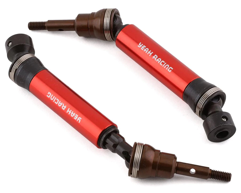 Yeah Racing Traxxas Slash/Stampede 4x4 HD Steel Front Drive Shafts (Red)