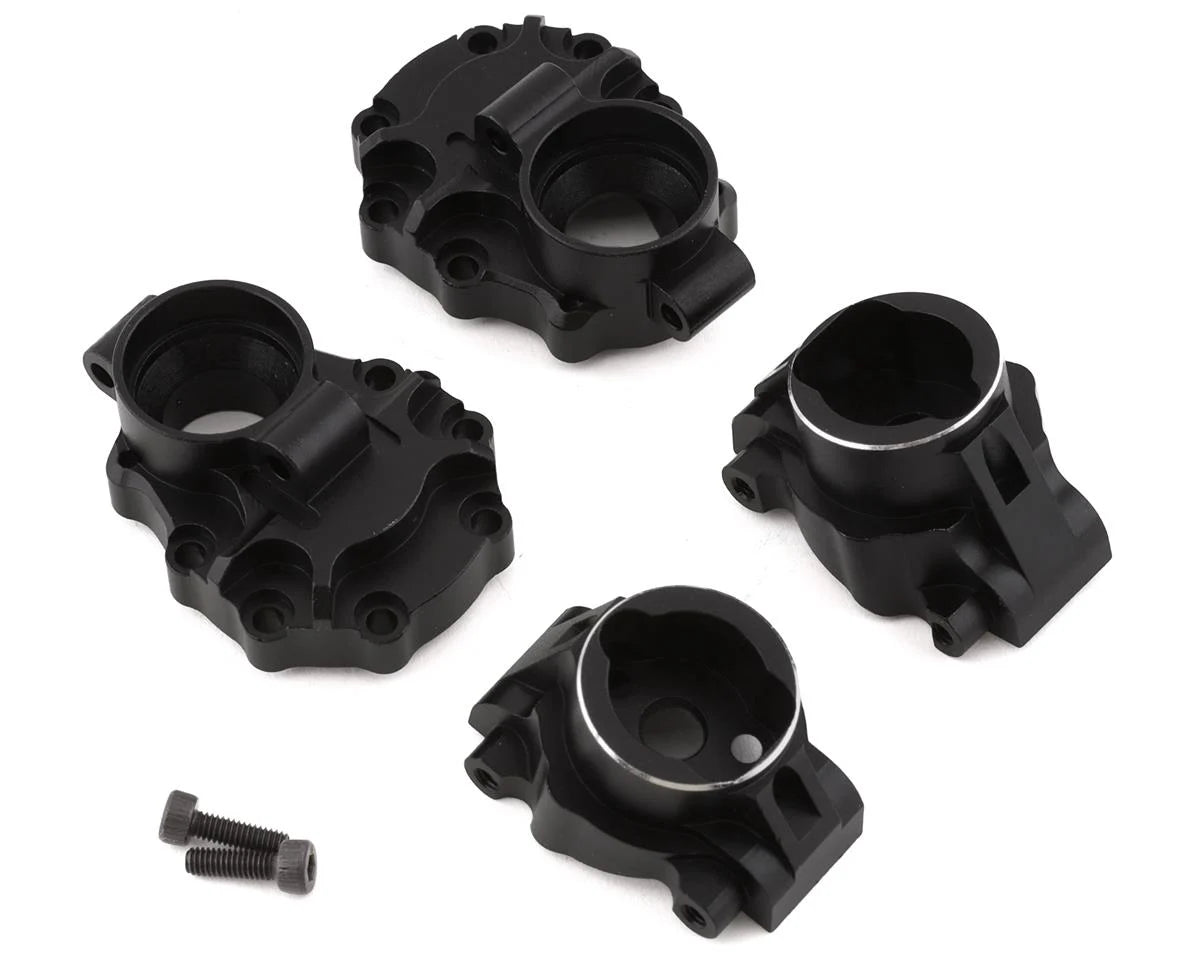 Yeah Racing Traxxas TRX-4 Aluminum Rear Portal Drive Hub & Housing (Black) (45g)