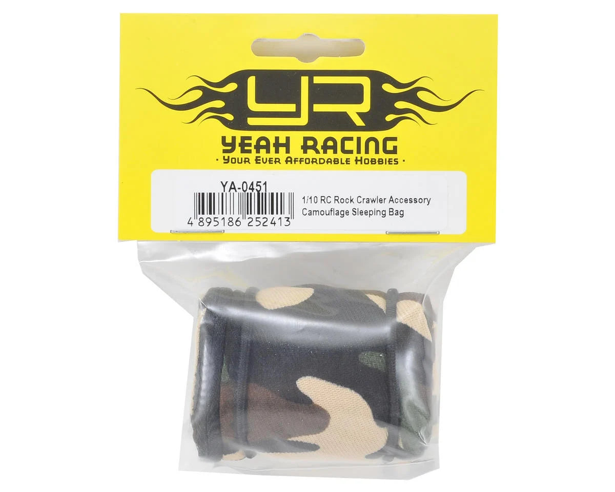 Yeah Racing 1/10 Crawler Scale Camping Accessory (Camouflage Sleeping Bag)