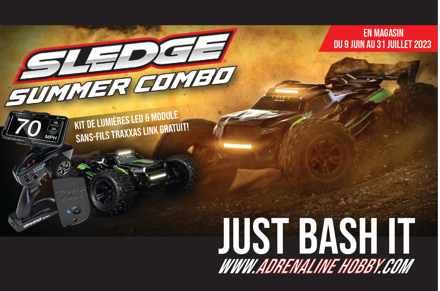 Traxxas Sledge Summer Combo