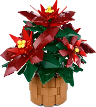 LEGO® Icons - 10370 Icons Poinsettia Plant Decor Building Set