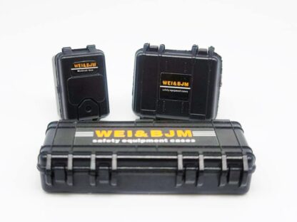 Lot of 3 decorative black transport case 1/24 scale