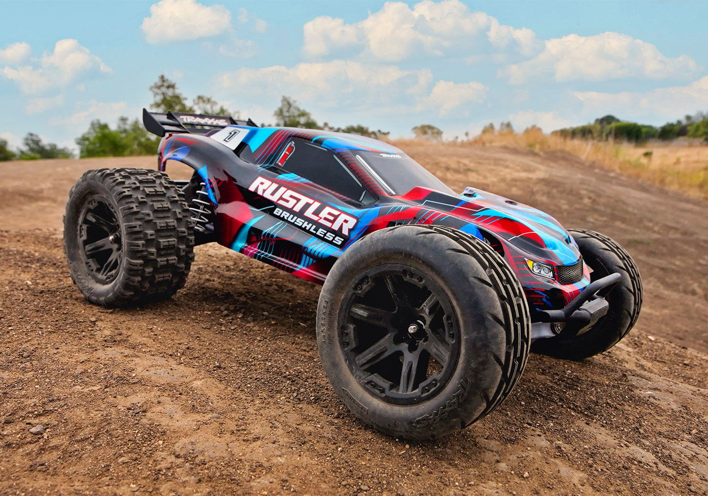 Traxxas 1/10 Rustler HD VX3 BL 2WD RTR