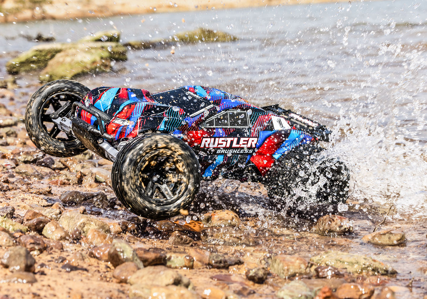 Traxxas 1/10 Rustler HD VX3 BL 2WD RTR