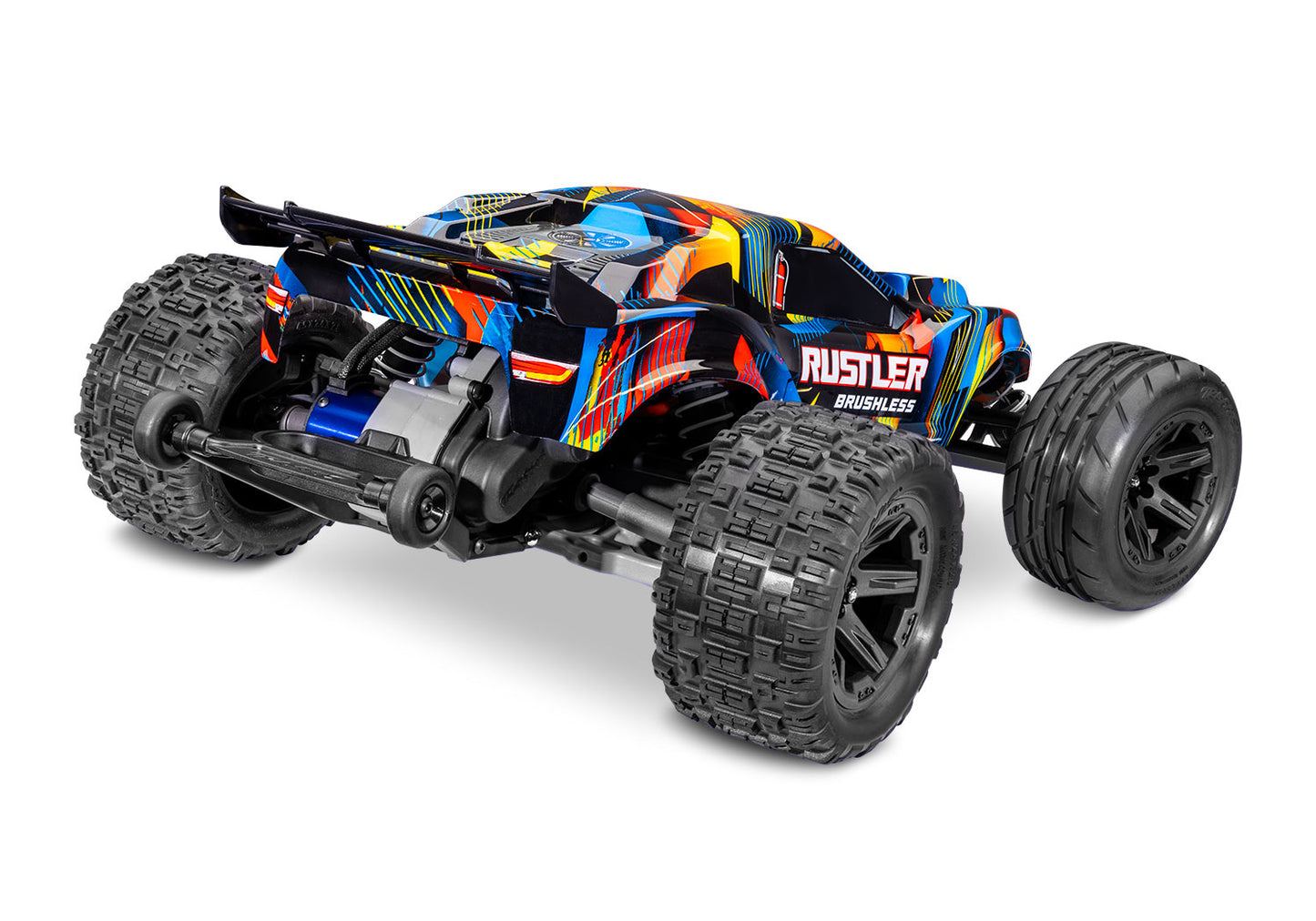 Traxxas 1/10 Rustler HD VX3 BL 2WD RTR