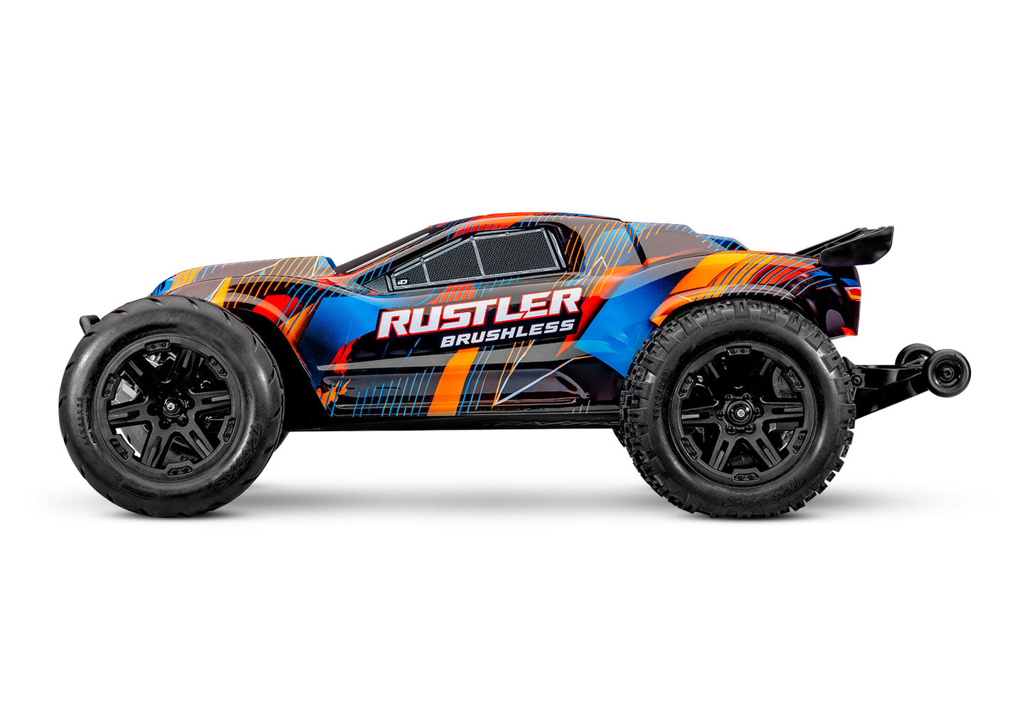Traxxas 1/10 Rustler HD VX3 BL 2WD RTR