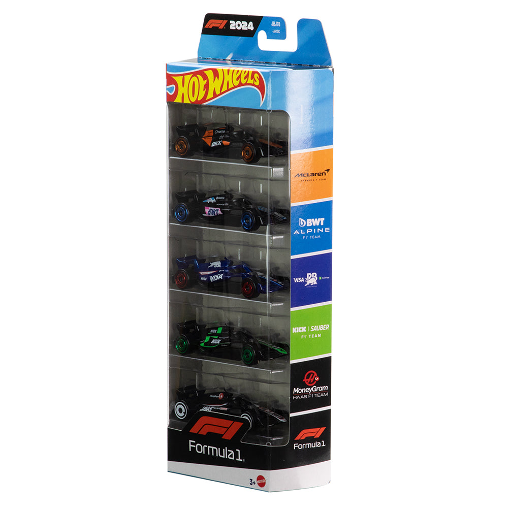Hot Wheels - Formula 1 - 5 Vehicles Pack