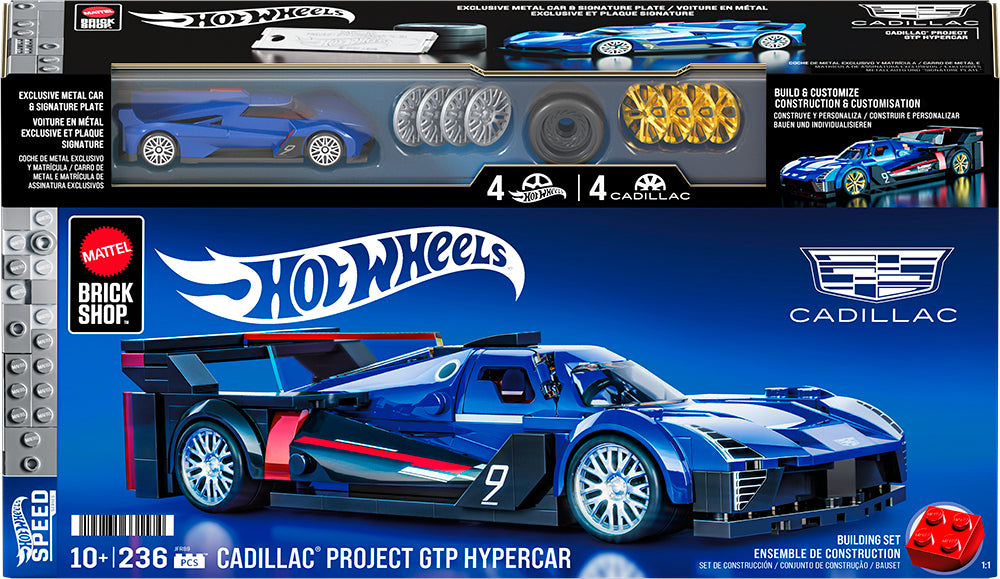 Brick Shop Hot Wheels - Projet GTP Hypercar de Cadillac - 236 pièces