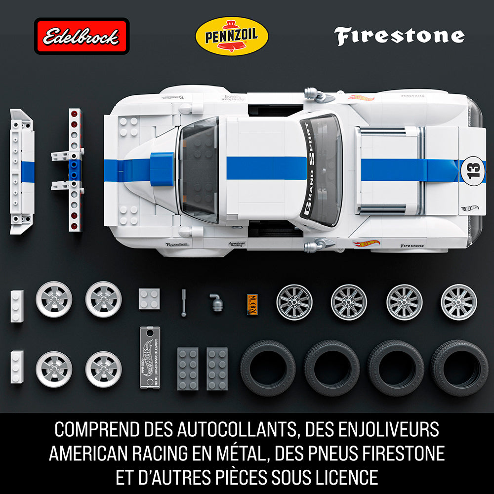 Brick Shop Hot Wheels - Corvette Grand Sport - 918 pièces