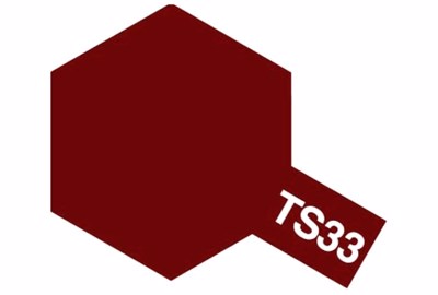TS-33 DULL RED LACQUER SPRAY