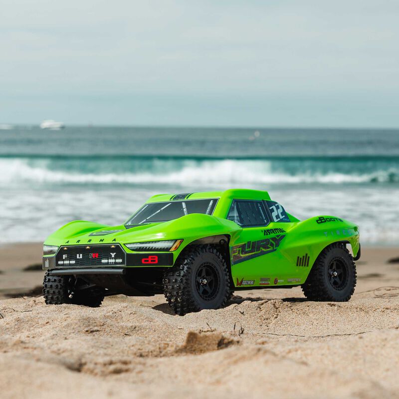 1/10 FURY MEGA 550 2WD Short Course Truck RTR, Green