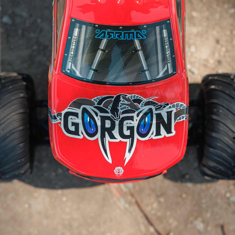 1/10 GORGON 4X2 MEGA 550 Brushed Monster Truck RTR with Battery & Charger