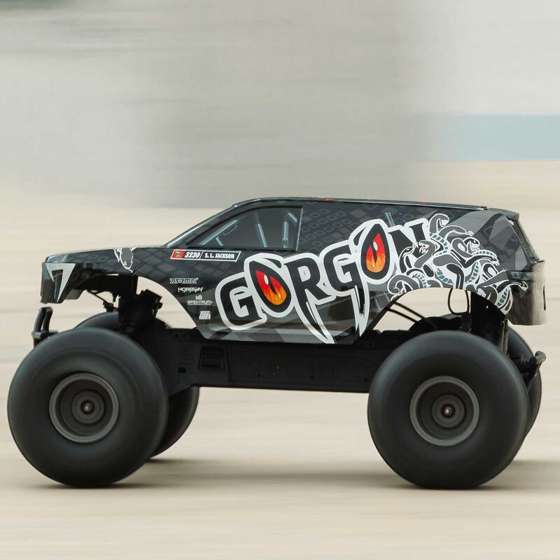1/10 GORGON 4X2 MEGA 550 Brushed Monster Truck RTR with Battery & Charger