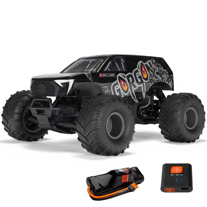 1/10 GORGON 4X2 MEGA 550 Brushed Monster Truck RTR with Battery & Charger