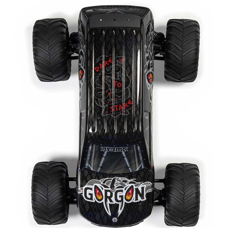 1/10 GORGON 4X2 MEGA 550 Brushed Monster Truck RTR with Battery & Charger