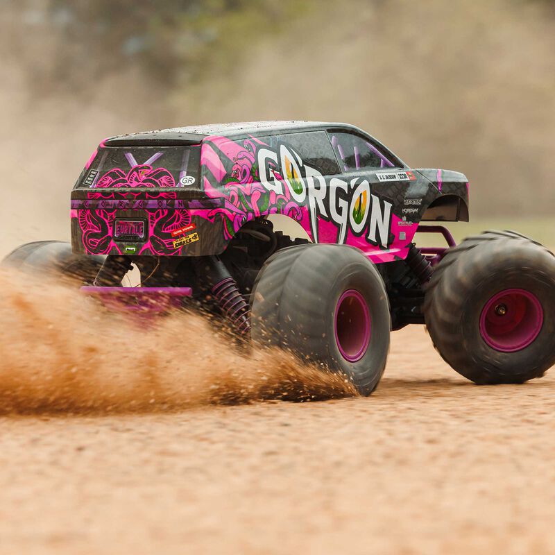 1/10 GORGON 4X2 MEGA 550 Brushed Monster Truck RTR with Battery & Charger