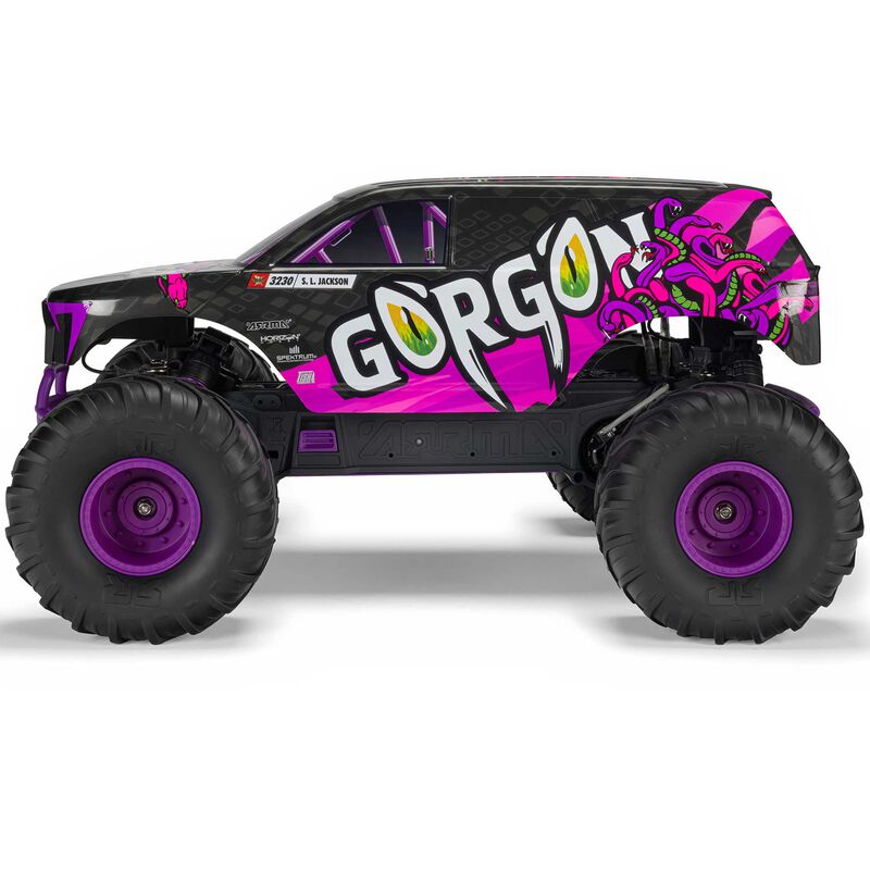 1/10 GORGON 4X2 MEGA 550 Brushed Monster Truck RTR with Battery & Charger