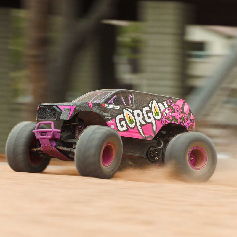 1/10 GORGON 4X2 MEGA 550 Brushed Monster Truck RTR with Battery & Charger
