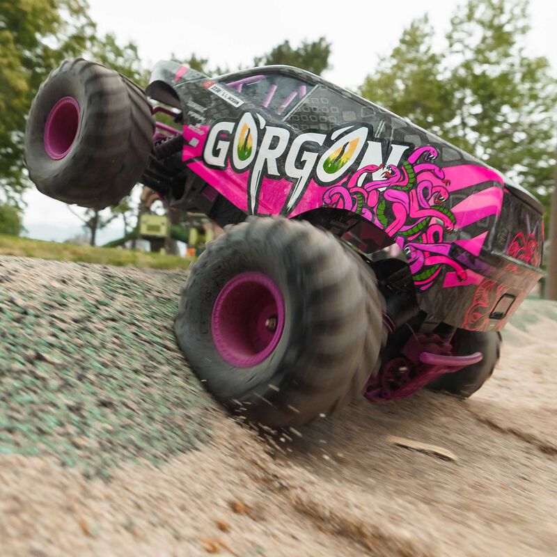 1/10 GORGON 4X2 MEGA 550 Brushed Monster Truck RTR with Battery & Charger