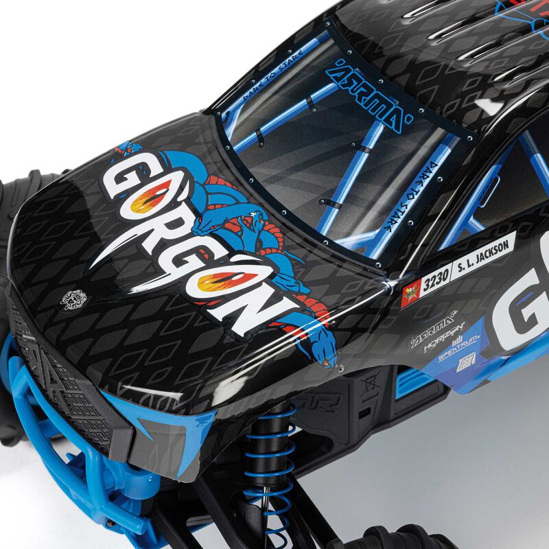 1/10 GORGON 4X2 MEGA 550 Brushed Monster Truck RTR with Battery & Charger