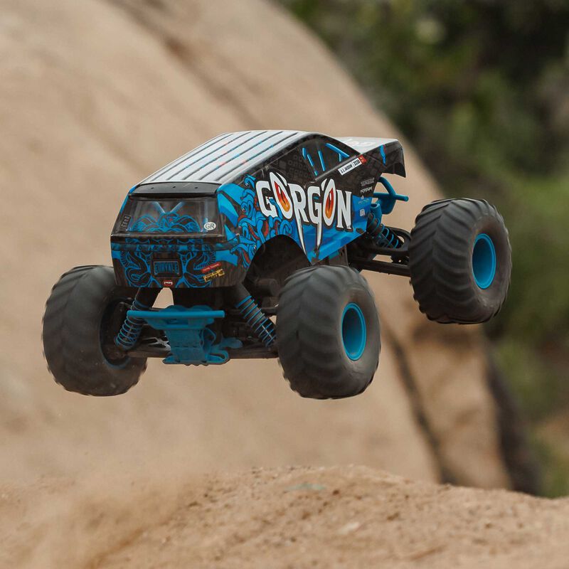 1/10 GORGON 4X2 MEGA 550 Brushed Monster Truck RTR with Battery & Charger