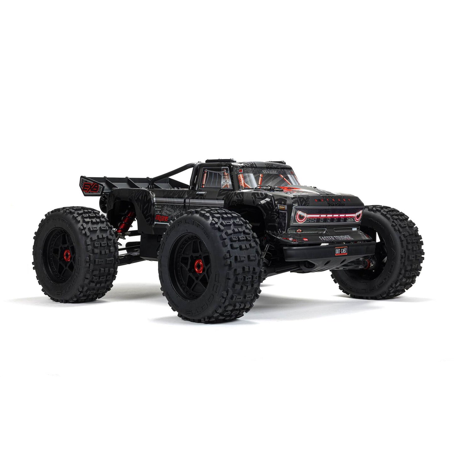 1/5 OUTCAST 4X4 8S BLX EXB Brushless Stunt Truck RTR, Black