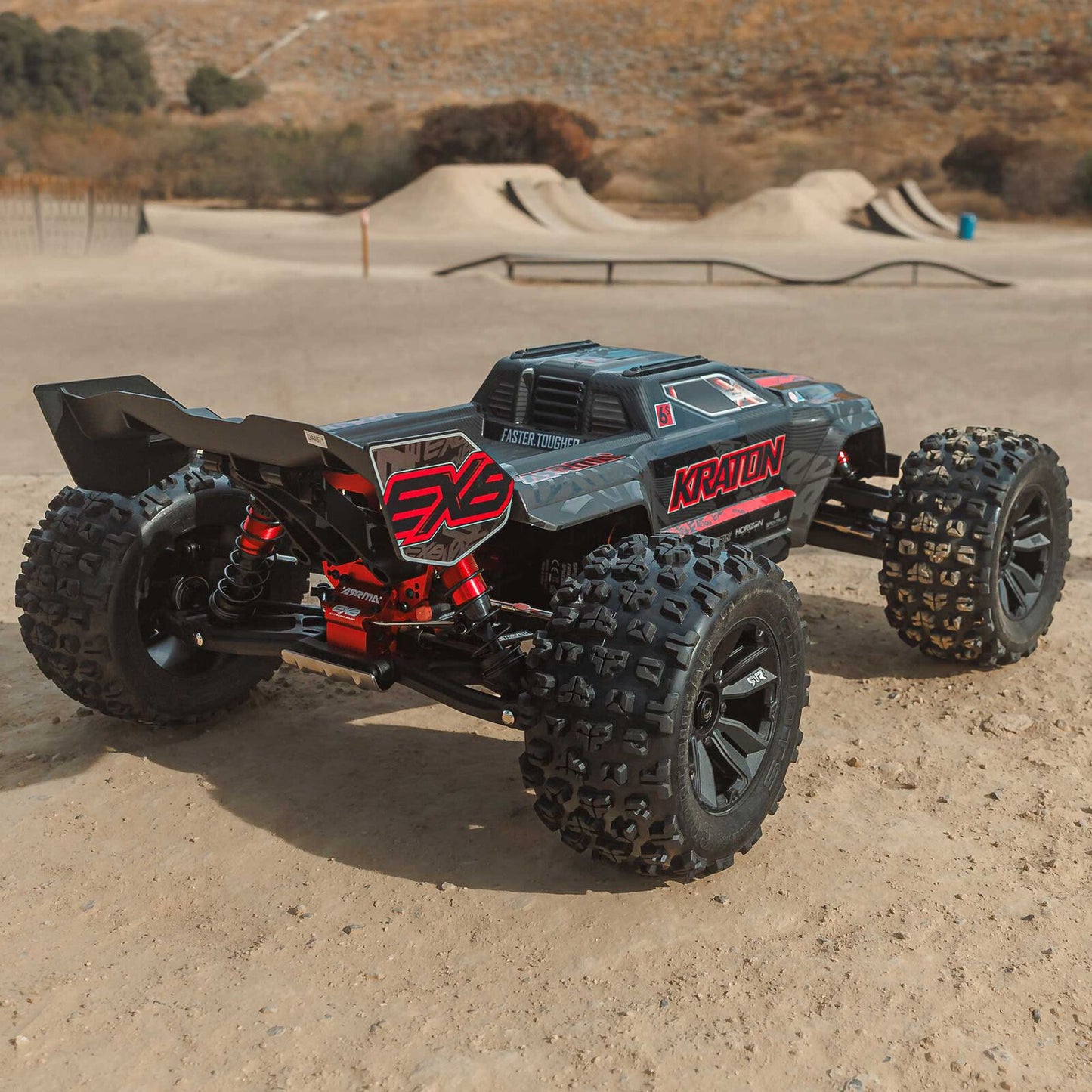 1/8 KRATON 6S EXB 4X4 RTR Brushless Speed Truck, BLACK (Clipless)