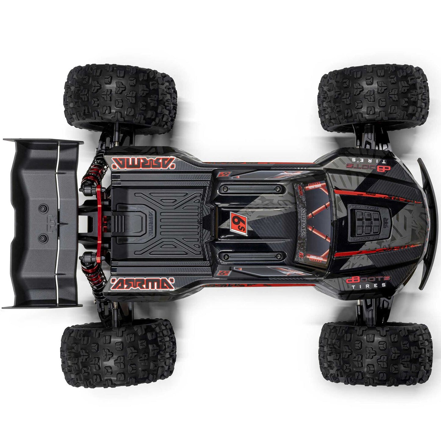 1/8 KRATON 6S EXB 4X4 RTR Brushless Speed Truck, BLACK (Clipless)