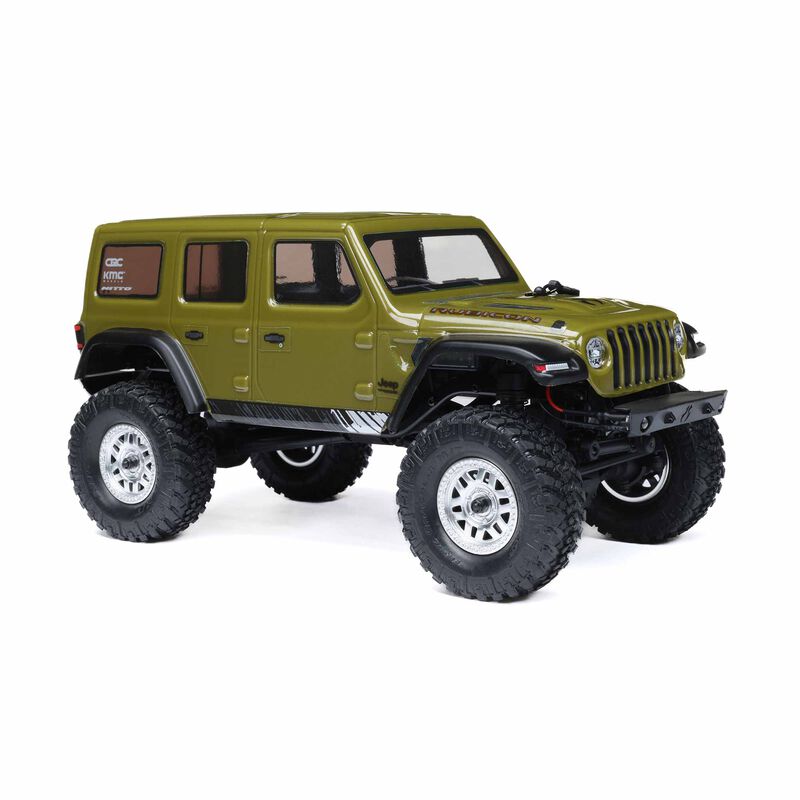 1/24 SCX24 Jeep Wrangler JLU 4X4 Rock Crawler Brushed RTR