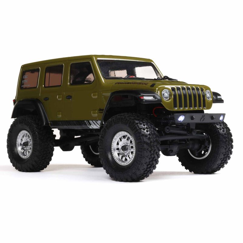1/24 SCX24 Jeep Wrangler JLU 4X4 Rock Crawler Brushed RTR