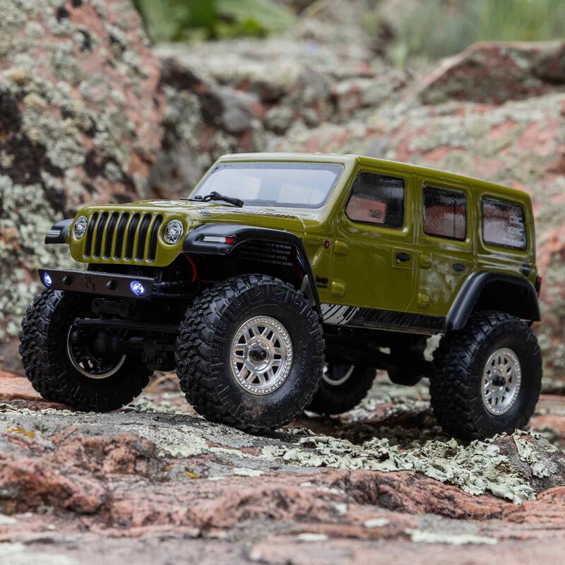 1/24 SCX24 Jeep Wrangler JLU 4X4 Rock Crawler Brushed RTR