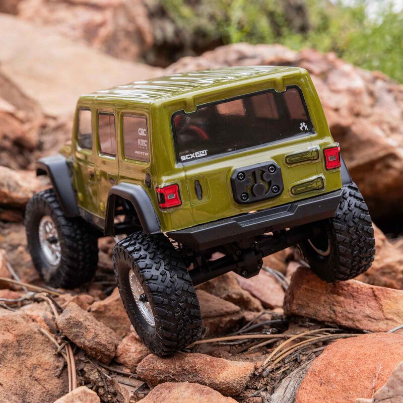 1/24 SCX24 Jeep Wrangler JLU 4X4 Rock Crawler Brushed RTR