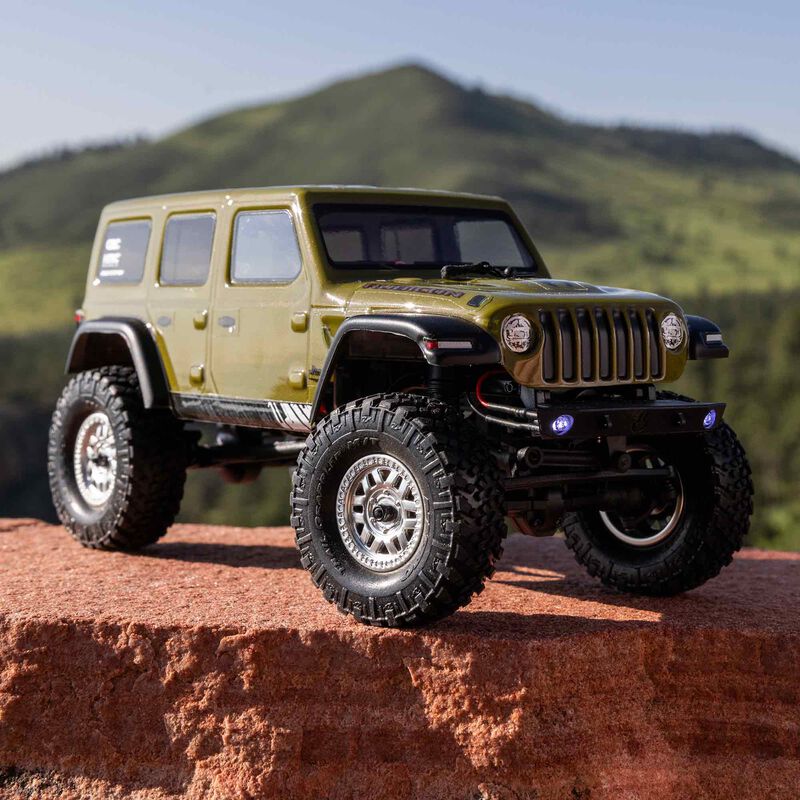 1/24 SCX24 Jeep Wrangler JLU 4X4 Rock Crawler Brushed RTR