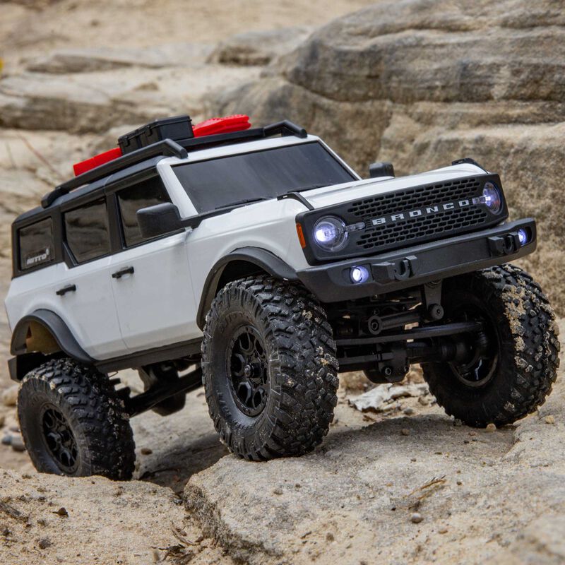 1/24 SCX24 Ford Bronco 4X4 RTR Brushed Rock Crawler (Battery & Charger Included)