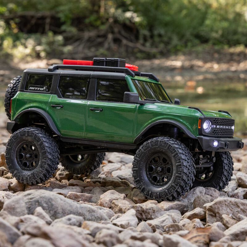 1/24 SCX24 Ford Bronco 4X4 RTR Brushed Rock Crawler (Battery & Charger Included)