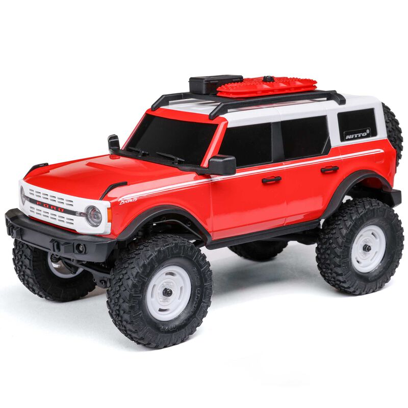 1/24 SCX24 Ford Bronco 4X4 RTR Brushed Rock Crawler (Battery & Charger Included)