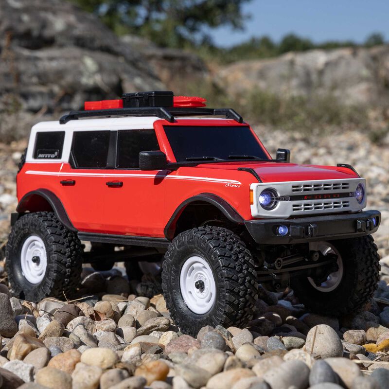 1/24 SCX24 Ford Bronco 4X4 RTR Brushed Rock Crawler (Battery & Charger Included)