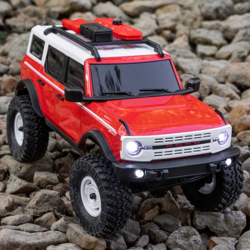 1/24 SCX24 Ford Bronco 4X4 RTR Brushed Rock Crawler (Battery & Charger Included)