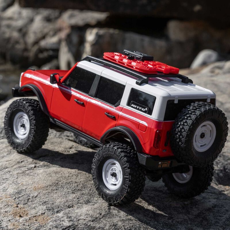 1/24 SCX24 Ford Bronco 4X4 RTR Brushed Rock Crawler (Battery & Charger Included)