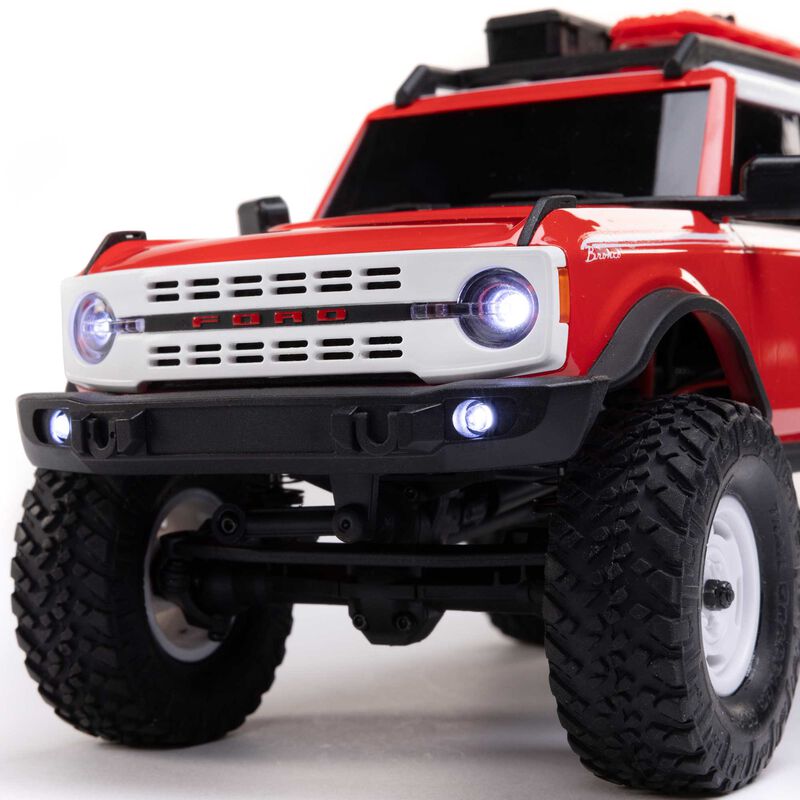1/24 SCX24 Ford Bronco 4X4 RTR Brushed Rock Crawler (Battery & Charger Included)