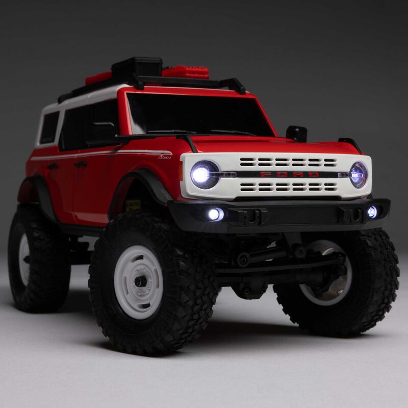 1/24 SCX24 Ford Bronco 4X4 RTR Brushed Rock Crawler (Battery & Charger Included)