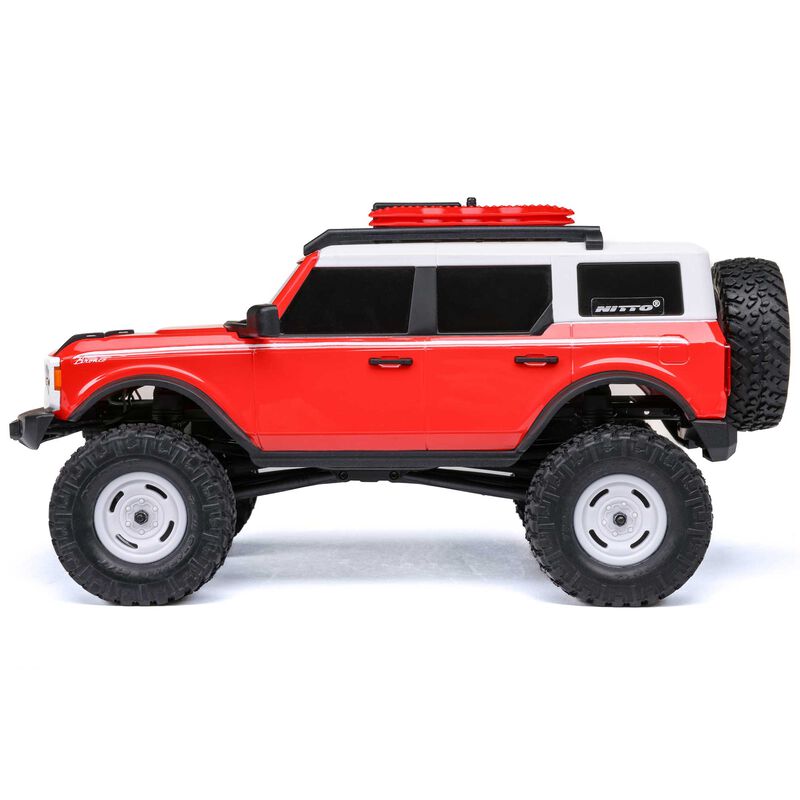 1/24 SCX24 Ford Bronco 4X4 RTR Brushed Rock Crawler (Battery & Charger Included)