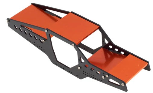MEUS Racing Carbon Fiber Aluminium Roll Cage Body Shell Chassis Frame for Axial 1/24 SCX24 90081 C10