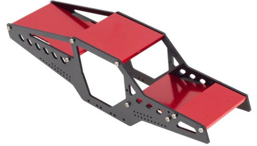 MEUS Racing Carbon Fiber Aluminium Roll Cage Body Shell Chassis Frame for Axial 1/24 SCX24 90081 C10