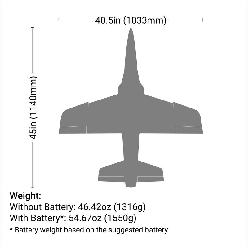 Habu STS 70mm EDF Jet RTF Basic Smart Trainer with SAFE