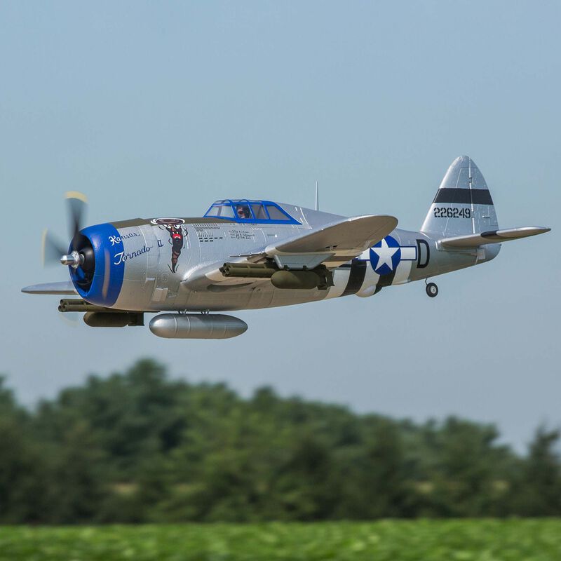 P-47 Razorback 1.2m BNF Basic with AS3X & SAFE Select