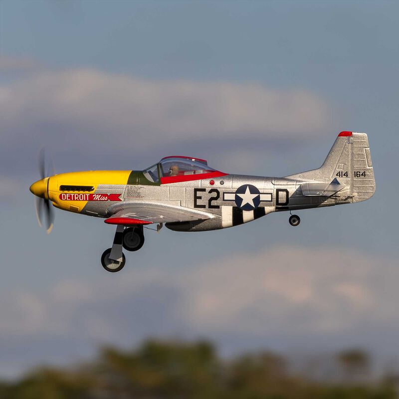 UMX P-51D Mustang “Detroit Miss” BNF Basic with AS3X and SAFE Select