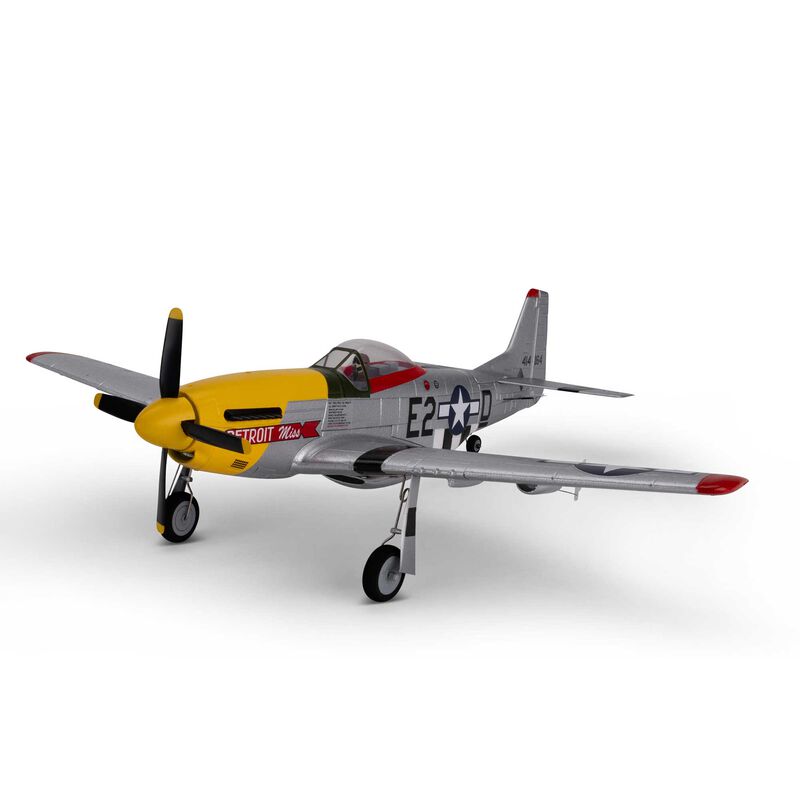 UMX P-51D Mustang “Detroit Miss” BNF Basic with AS3X and SAFE Select