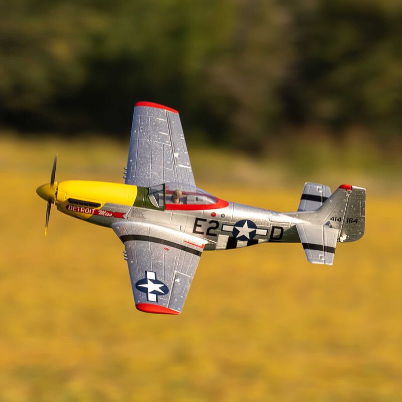 UMX P-51D Mustang “Detroit Miss” BNF Basic with AS3X and SAFE Select