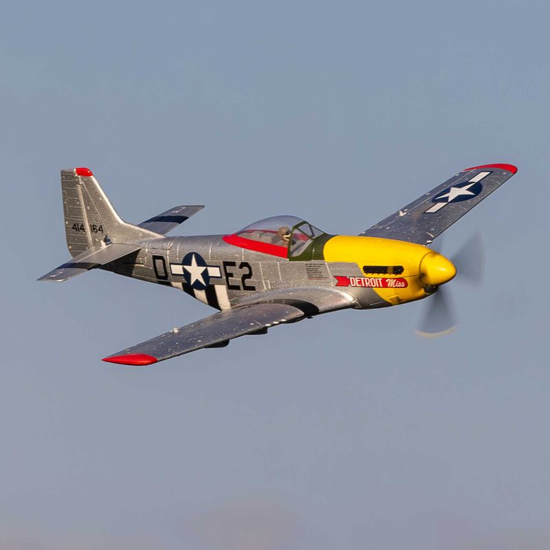 UMX P-51D Mustang “Detroit Miss” BNF Basic with AS3X and SAFE Select